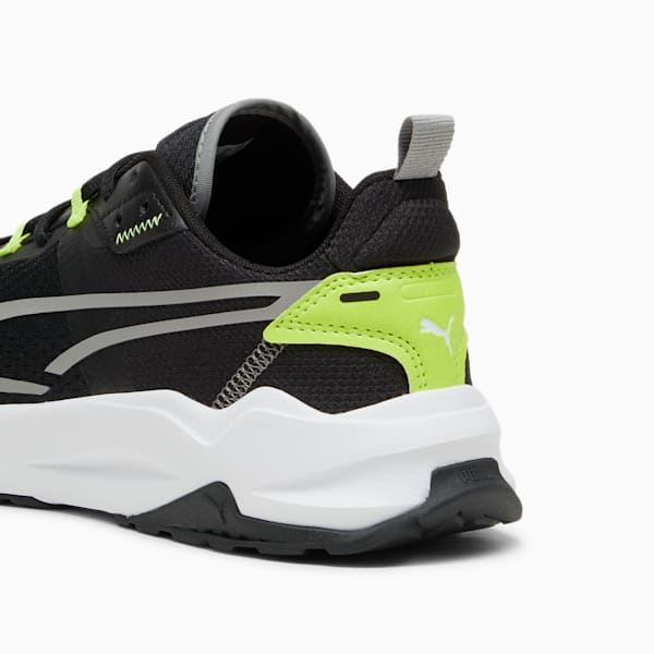 Tenis Stride, PUMA Black-Stormy Slate-Electric Lime, extralarge