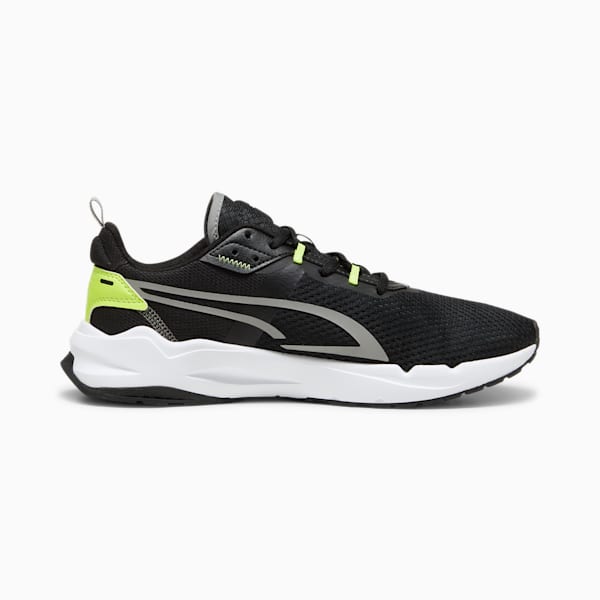 Stride Men's Sneakers, PUMA Black-Stormy Slate-Electric Lime, extralarge