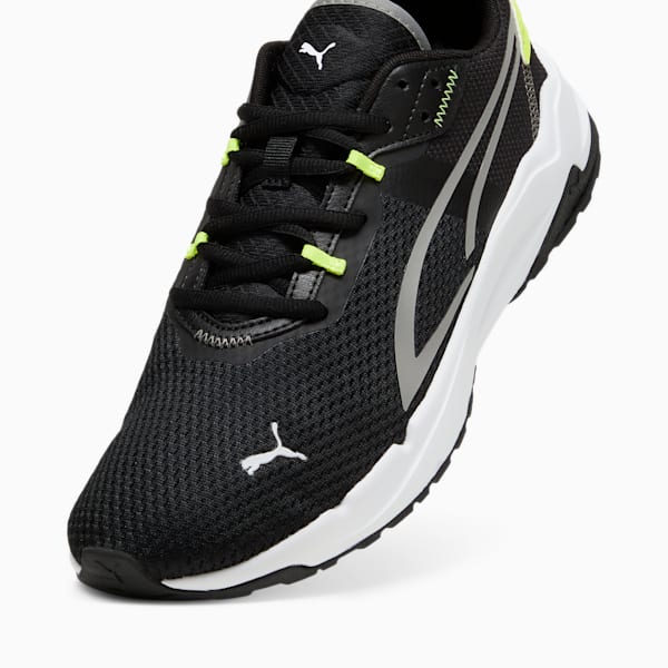 Tenis Stride, PUMA Black-Stormy Slate-Electric Lime, extralarge