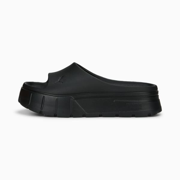 Mayze Stack Injex Sandals Women, PUMA Black