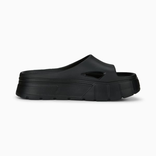 Mayze Stack Injex Sandals Women, PUMA Black