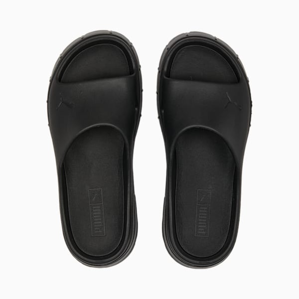Mayze Stack Injex Women's Sandals, PUMA Black, extralarge