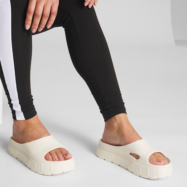 Sandalias para mujer Mayze Stack Injex, Frosted Ivory, extralarge