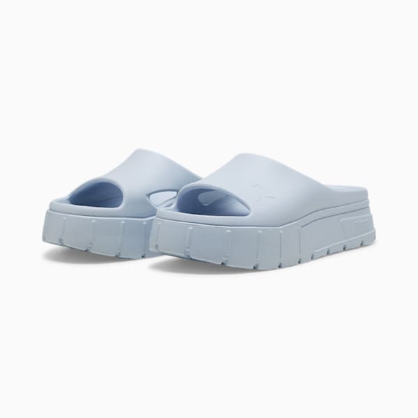 Sandalias para mujer Mayze Stack Injex, Silver Mist, extralarge