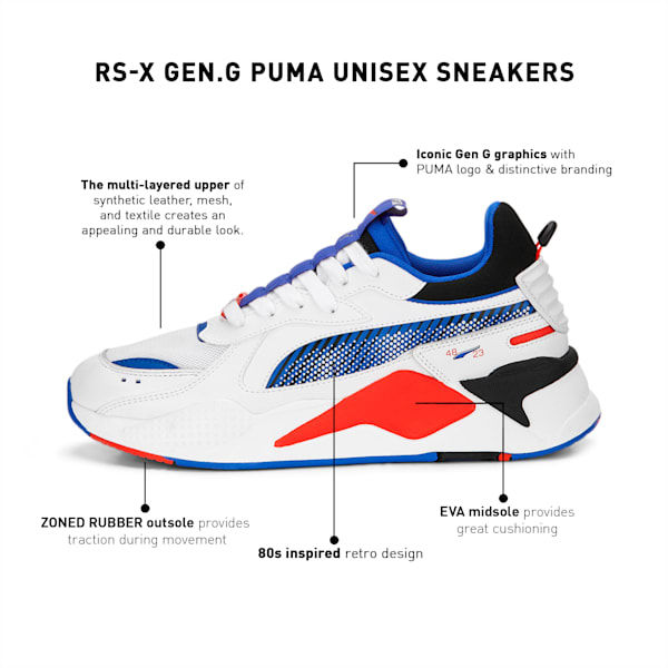 RS-X GEN.G PUMA Unisex Sneakers, PUMA White-Royal Sapphire, extralarge-IND