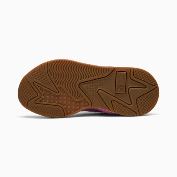 PUMA x RON FUNCHES RS-X Big Kids' Sneaker , Pebble Gray-Pebble Gray-Fizzy Apple, extralarge