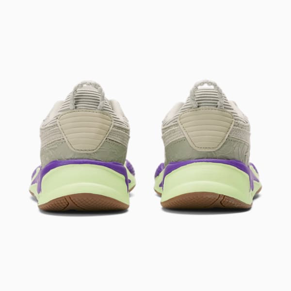 PUMA x RON FUNCHES RS-X Little Kids' Sneaker , Pebble Gray-Pebble Gray-Fizzy Apple, extralarge