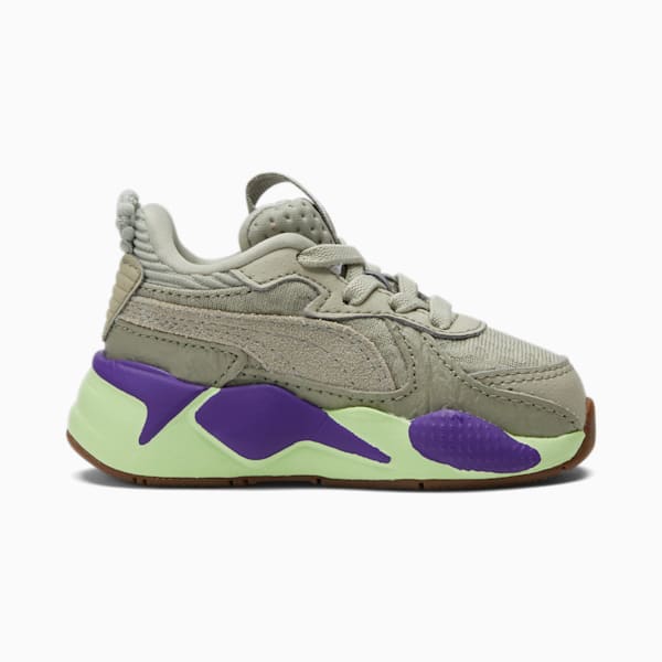 PUMA x RON FUNCHES RS-X Toddlers' Sneaker , Pebble Gray-Pebble Gray-Fizzy Apple, extralarge