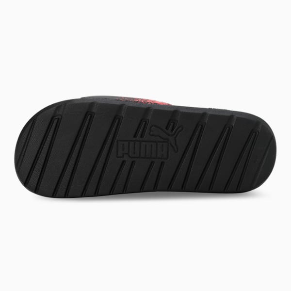 Cool Cat Gradient Unisex Slides, Puma Black-High Risk Red, extralarge-IND