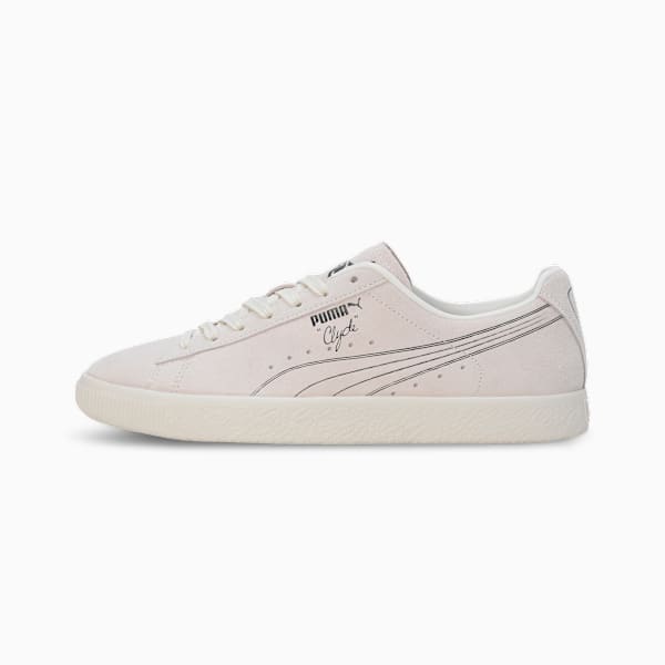 Clyde No.1 Sneakers, Frosted Ivory-Smokey Gray, extralarge-IND