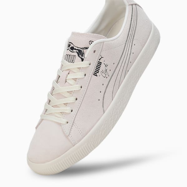 Clyde No.1 Sneakers, Frosted Ivory-Smokey Gray, extralarge-IND