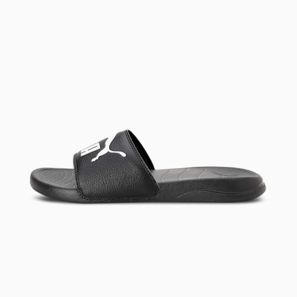 PUMAx1DER Popcat 20 Unisex Slides, Puma Black-Puma White, extralarge-IND