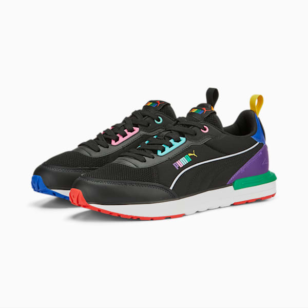 R22 Love Is Love Sneakers, PUMA Black-PUMA Black-Iris, extralarge-IND