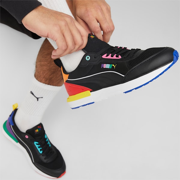 R22 Love Is Love Sneakers, PUMA Black-PUMA Black-Iris, extralarge-IND