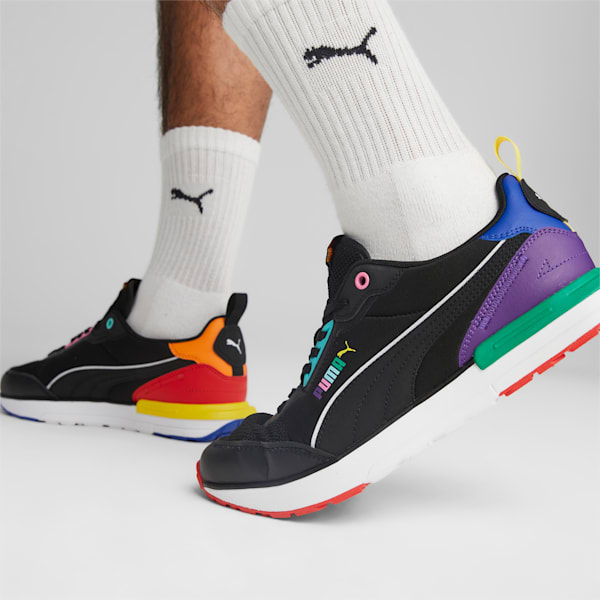 R22 Love Is Love Sneakers, PUMA Black-PUMA Black-Iris, extralarge-IND