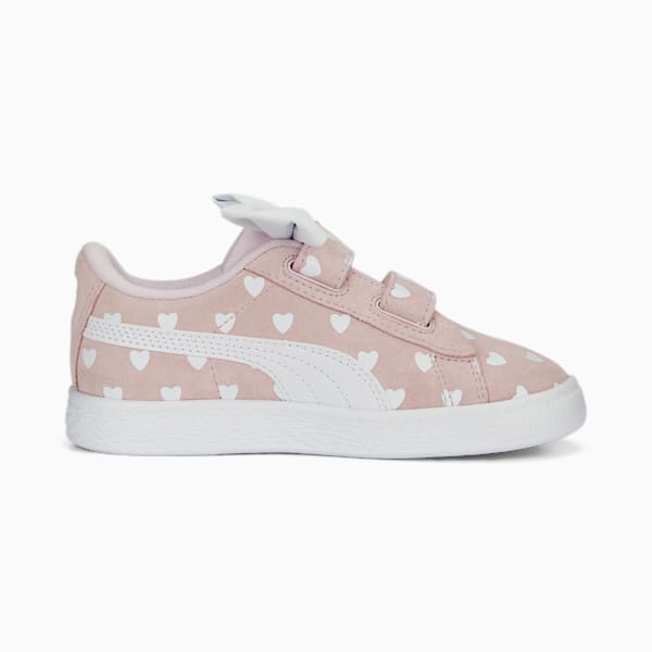 Suede Classic LF Re-Bow V Sneakers Kids, Pearl Pink-PUMA White