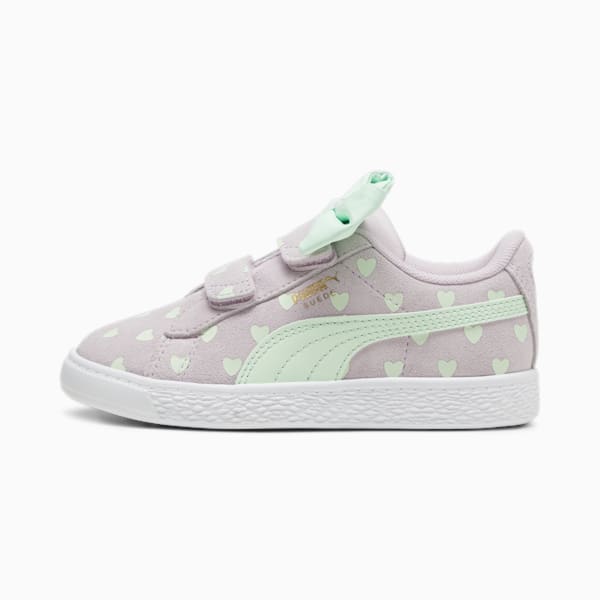 Suede Classic LF Re-Bow V Sneakers Kids, Grape Mist-Fresh Mint, extralarge