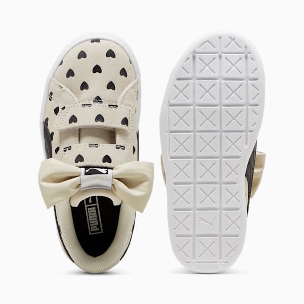 Suede Classic LF Re-Bow V Sneakers Kids, Alpine Snow-PUMA Black, extralarge