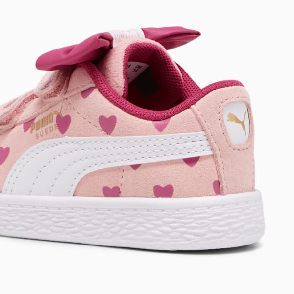 Suede Classic LF Re-Bow V Sneakers Baby, Peach Smoothie-PUMA White, extralarge-GBR
