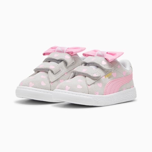 Suede Classic LF Re-Bow V Sneakers Baby, Silver Mist-Pink Lilac, extralarge