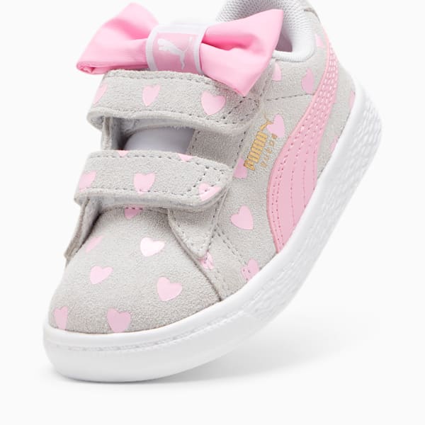 Suede Classic LF Re-Bow V Sneakers Baby, Silver Mist-Pink Lilac, extralarge