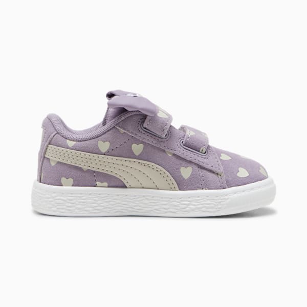 Suede Classic Re-Bow V Toddler's Shoes, Pale Plum-Desert Dust, extralarge