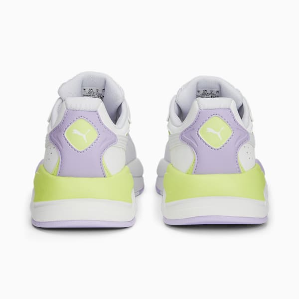 Basket X-Ray Speed Play Adolescent, PUMA White-PUMA White-Vivid Violet-Lily Pad, extralarge