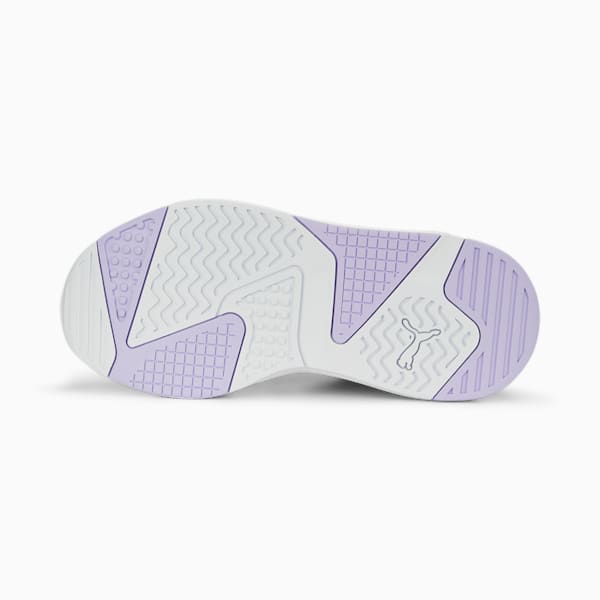 Basket X-Ray Speed Play Adolescent, PUMA White-PUMA White-Vivid Violet-Lily Pad, extralarge