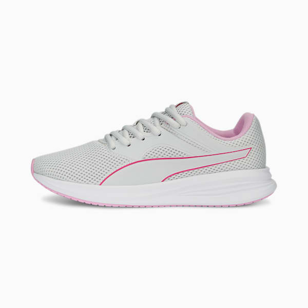 Tenis juveniles Transport Block, Feather Gray-Glowing Pink, extralarge