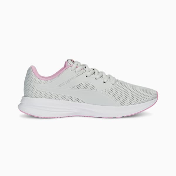 Tenis juveniles Transport Block, Feather Gray-Glowing Pink, extralarge