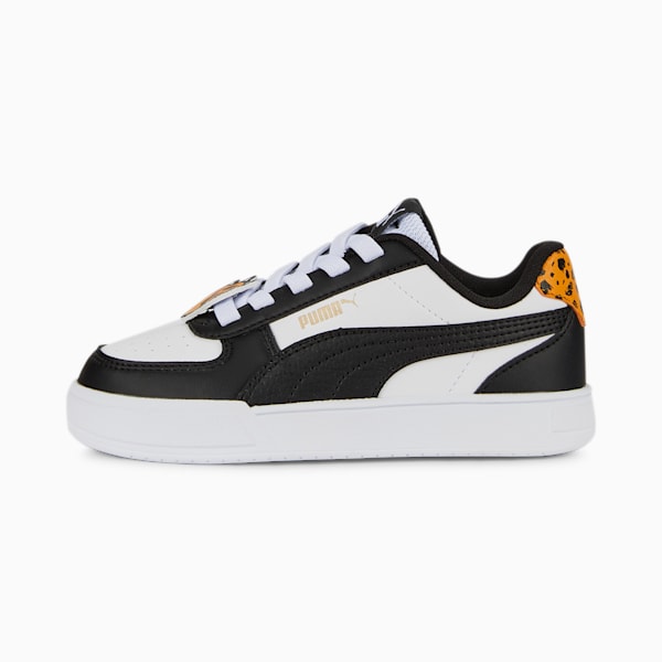 キッズ プーマ ケーブン プーマ メイツ スニーカー 17-21cm, PUMA White-PUMA Black-Desert Clay-PUMA Gold, extralarge-JPN