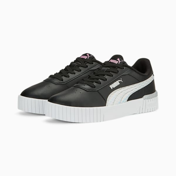 Basket Carina 2.0 Mermaid Adolescent, PUMA Black-Lilac Chiffon-Puma Silver-PUMA White, extralarge