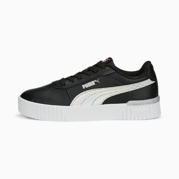 Basket Carina 2.0 Mermaid Adolescent, PUMA Black-Lilac Chiffon-Puma Silver-PUMA White, extralarge