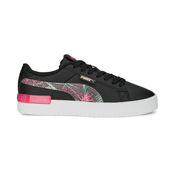 Jada Vacay Queen Girl's Sneakers, PUMA Black-Glowing Pink-PUMA Gold-PUMA White, extralarge-IND