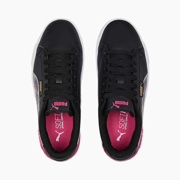 Jada Vacay Queen Girl's Sneakers, PUMA Black-Glowing Pink-PUMA Gold-PUMA White, extralarge-IND