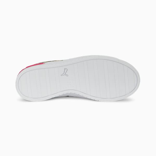 Jada Vacay Queen Girl's Sneakers, PUMA White-Lily Pad-Glowing Pink-PUMA Black-Rose Gold, extralarge-IND
