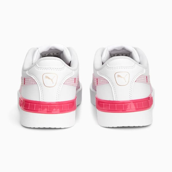 Jada Crush Girl's Sneakers, PUMA White-Pearl Pink-Glowing Pink-Rose Gold, extralarge-IND