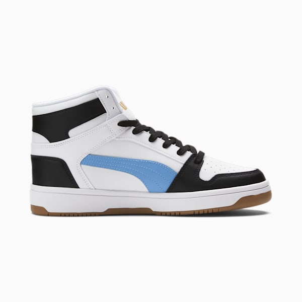 Rebound LayUp Dual Sneaker , PUMA Black-Team Light Blue-Puma Team Gold, extralarge