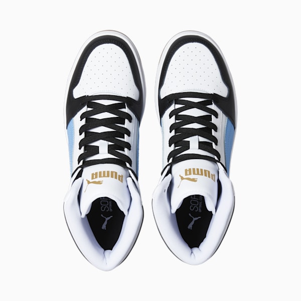 Rebound LayUp Dual Sneaker , PUMA Black-Team Light Blue-Puma Team Gold, extralarge