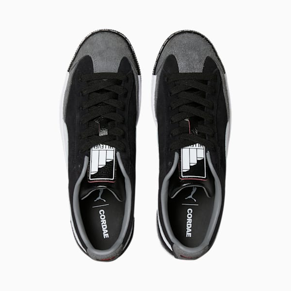 PUMA x CORDAE Hi-Level Suede Sneakers, PUMA Black-PUMA White