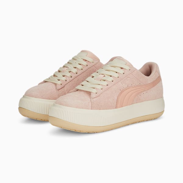 Suede Mayu Thrifted Women's Sneakers, Rose Dust-Pristine, extralarge-IND