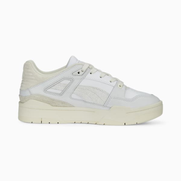 Tenis Slipstream Thrifted para mujer, PUMA White-Frosted Ivory-Pristine, extralarge