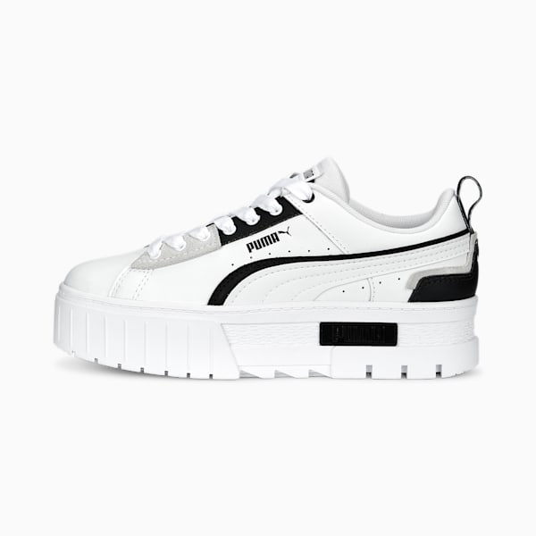 Mayze UT Women's Sneakers, PUMA White-PUMA Black, extralarge-IND