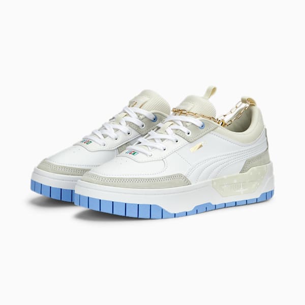 Cali Dream Lucky Charm Women's Sneakers, PUMA White-Warm White-Day Dream, extralarge-AUS