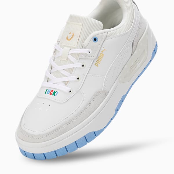 Cali Dream Lucky Charm Women's Sneakers, PUMA White-Warm White-Day Dream, extralarge-IND