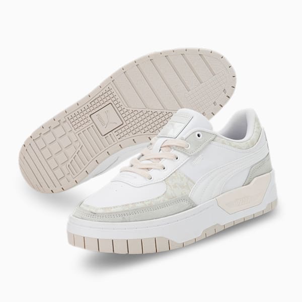 Cali Dream Camo Women's Sneakers, PUMA White-Feather Gray, extralarge-IND