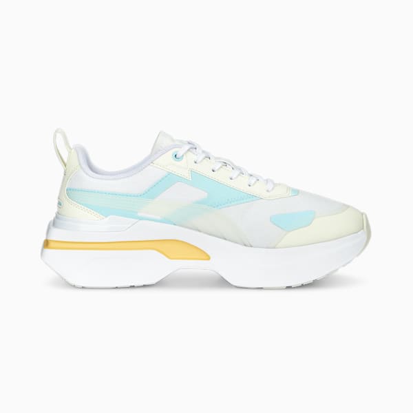 ウィメンズ コスモ ライダー ソフト スニーカー, PUMA White-Light Aqua, extralarge-JPN