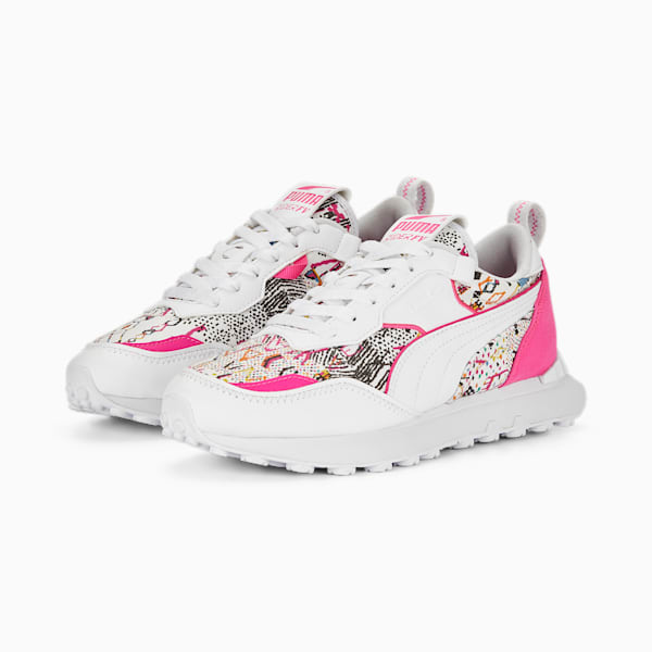 Tenis Rider FV Artisan para mujer, PUMA White-Ravish, extralarge