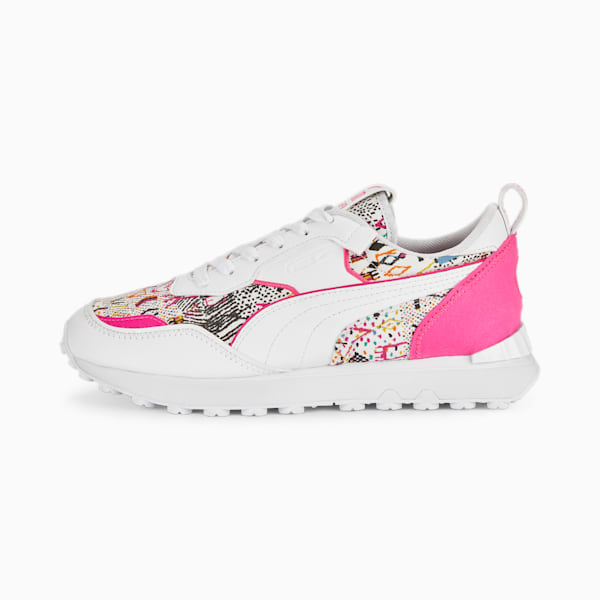 Tenis Rider FV Artisan para mujer, PUMA White-Ravish, extralarge