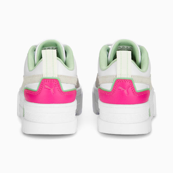 Mayze Brighter Days Women's Sneakers, PUMA White-Marshmallow-Ravish, extralarge-IND